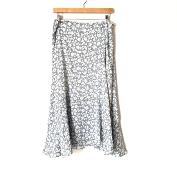 Amaryllis Blue and White Floral Skirt- Size XL (sold out online) For Discount