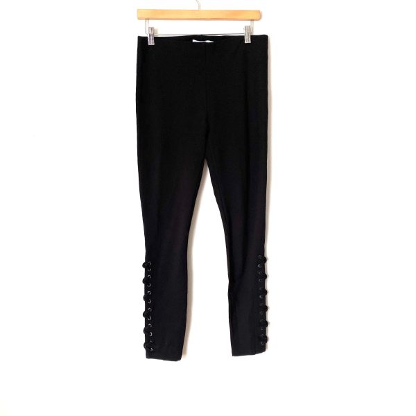 JustFab Black Leggings- Size M Online Hot Sale