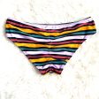 Xhilaration Striped Ruched Back Bikini Bottoms- Size L (BOTTOMS ONLY) Online now