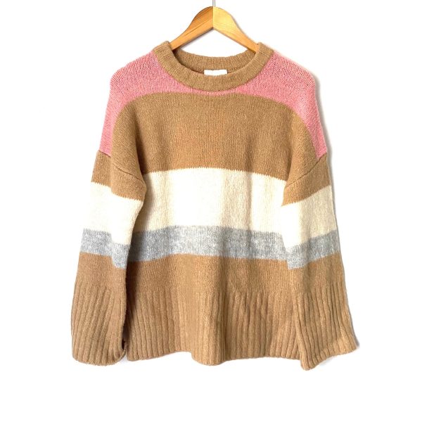 Topshop Colorblock Knit Sweater- Size 4-6 on Sale