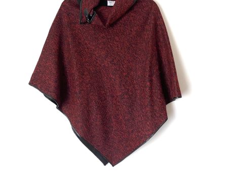 Mad Style Red Buckle Shawl- Size OS Online now