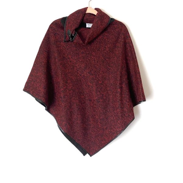 Mad Style Red Buckle Shawl- Size OS Online now