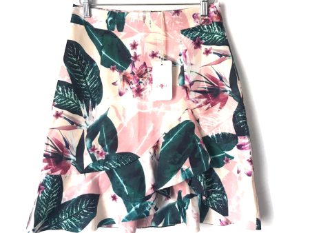 Aura Floral Ruffle Skirt NWT- Size S (we have matching crop top) Cheap