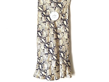 Princess Polly Animal Print “Verona” Midi Front Slit Skirt NWT- Size 2 Hot on Sale