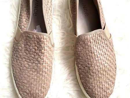 Vince. Weaved Nappa Leather Slip On Shoes- Size 10 (see notes) Sale