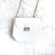 White House Black Market White Embossed Small Crossbody Cheap