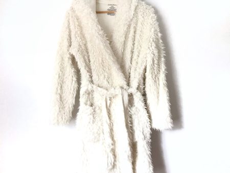 Xhilaration Cream Faux Fur Robe- Size XS S Online Sale