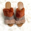 Treasure & Bond Faux Fur Peep Toe Heels-Size 7 For Sale