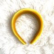 Yellow Velvet Padded Headband Fashion