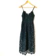 ASTR Green Lace Overlay Midi Dress NWT- Size S Online now