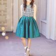 Chicwish Green Pleated Skirt- Size M (see notes) Sale