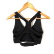 Manduko Black Cross Back Halter Padded Sports Bra- Size S on Sale