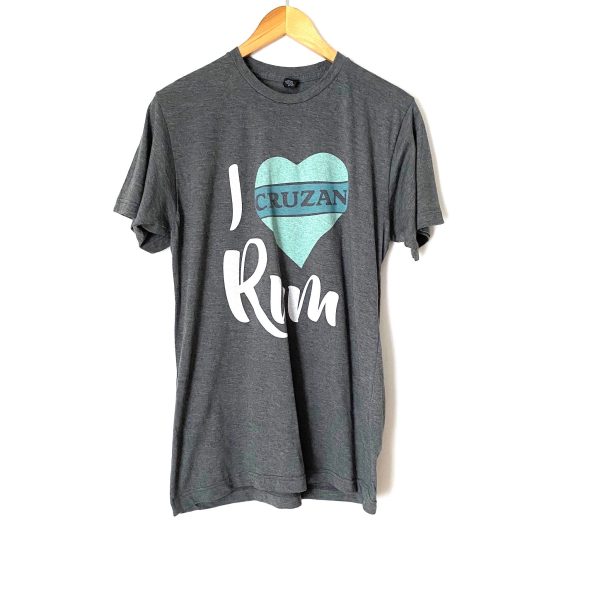 Tultex “I Heart Rum” Graphic Tee- Size M Cheap