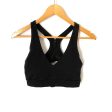 Manduko Black Cross Back Halter Padded Sports Bra- Size S on Sale