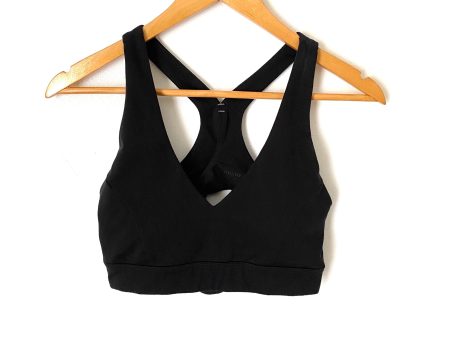 Manduko Black Cross Back Halter Padded Sports Bra- Size S on Sale