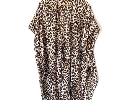 Sole Society Leopard Lightweight Kimono- Size ~S For Discount