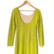 Twenty Neon Green Preforated Dress- Size S Online