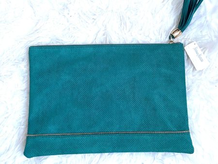 Neiman Marcus Green Tassel Clutch NWT Cheap