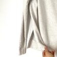 Athleta Heathered Grey Side Slit Sweatshirt - Size XS Fashion