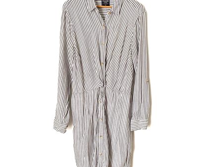 Abercrombie & Fitch Striped Button Up Soft Lined Dress- Size XL For Cheap