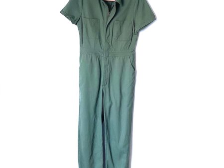 Urban Outfitters Olive Zip Up Coverall Jumpsuit- Size M Sale