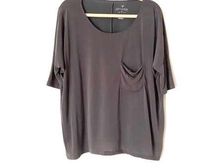 American Eagle Charcoal Grey Soft & Sexy Tee NWT- Size M Online