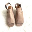 Universal Thread Brown Peep Toe Espadrille Wedges- Size 8 Online Hot Sale