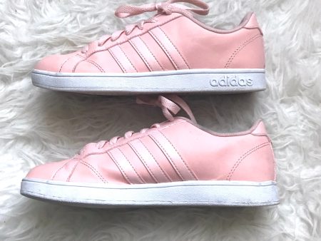 Adidas Pink Lace Up Shoes- Size 7.5 For Sale