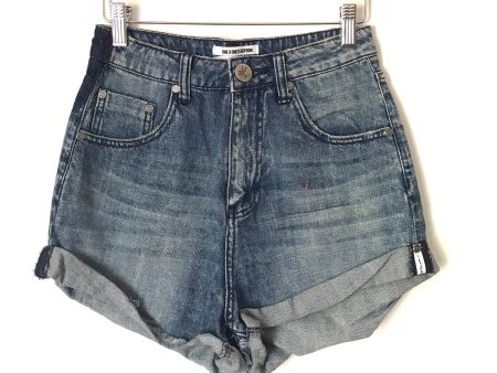 One X OneTeaspoon High Waist Denim Shorts- Size 26 Discount