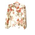 Aura Cream Floral Blouse- Size M Cheap