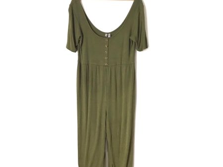 ASOS Olive Green Ribbed Jumpsuit- Size 12 Supply