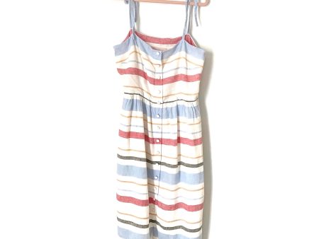 Gal Meets Glam Striped Tie Strap Dress- Size 16 (see notes) Discount