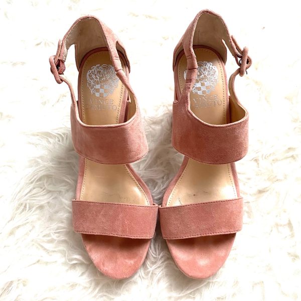 Vince Camuto Pink Block Heels- Size 7 Sale