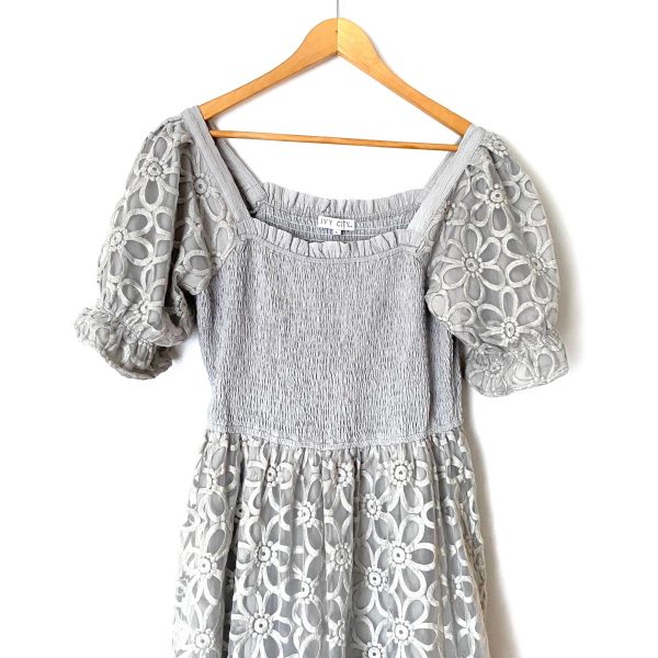 Ivy City Grey “Destiny” Dress- Size L (we have matching girls dress) Online Hot Sale