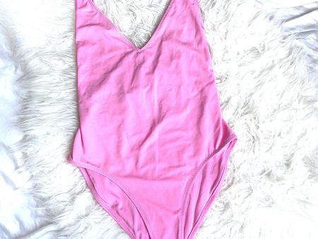 TOPSHOP Pink One Piece Suit- Size 6 For Cheap