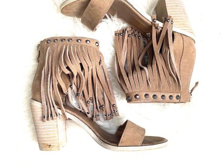 Very Volatile Leather Tassel Sandal- Size 7 (see notes) Cheap