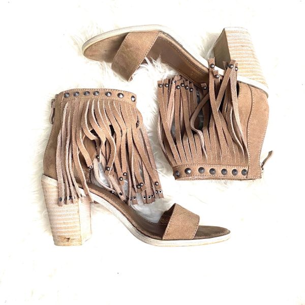 Very Volatile Leather Tassel Sandal- Size 7 (see notes) Cheap