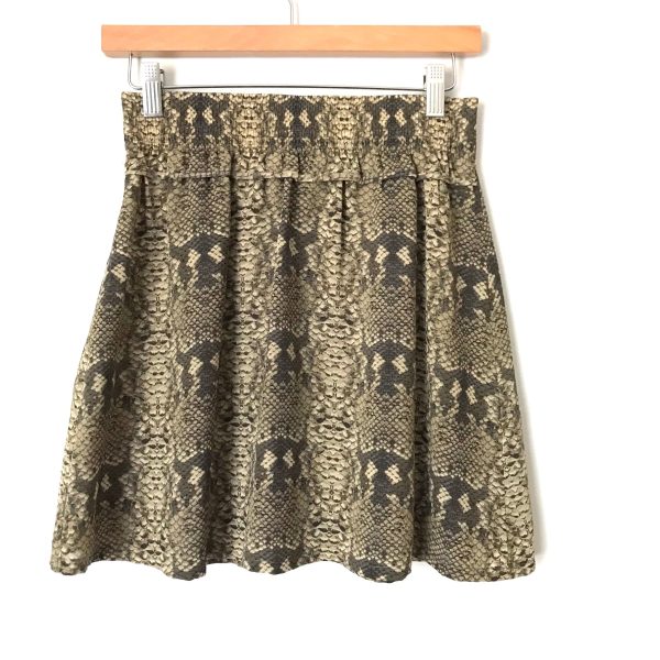 Marc By Marc Jacobs Snakeskin Silk Skirt- Size 0 on Sale