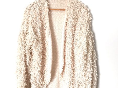 Blu Pepper Ivory Popcorn Fringe Cardigan- Size ~S For Discount