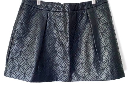 Tinley Road Black Leather Mini Skirt- Size L Online Sale