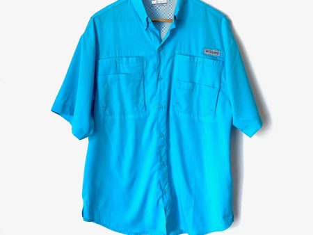 Columbia PFG Blue Men’s Shirt- Size M Fashion