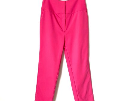 GRLFRND Bright Pink Cameron Trousers NWT- Size M (Inseam 26”) Online