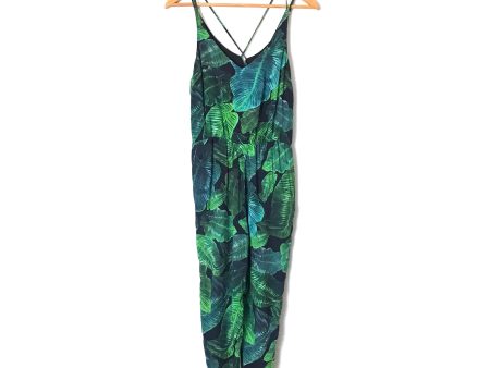 TOPSHOP Palm Crop Jumpsuit- Size 4P For Discount