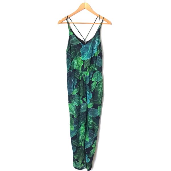 TOPSHOP Palm Crop Jumpsuit- Size 4P For Discount