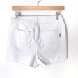 1822 Denim White Frayed Hem Shorts- Size 27 Online Sale