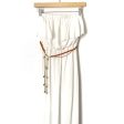 Tyche White Strapless Belted Dress- Size S Online Sale