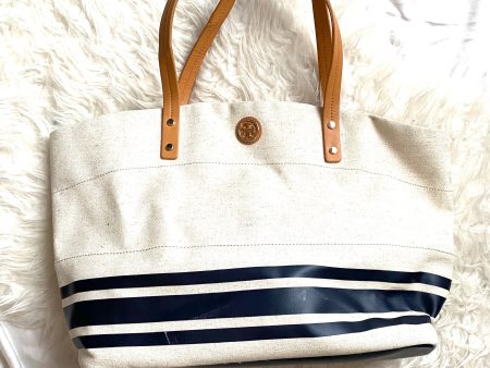 Tory Burch Canvas Theresa EW Tote Supply