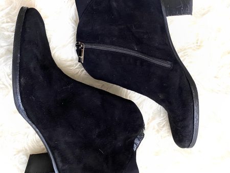 Thierry Rabotin Black Suedes Booties- Size 40 (10, see notes) For Cheap