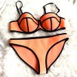 Triangl Orange And Black Bikini- Size XL For Sale