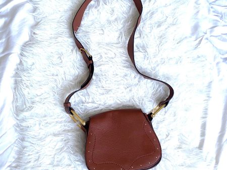 Vince Camuto Brown Leather Small Crossbody Discount